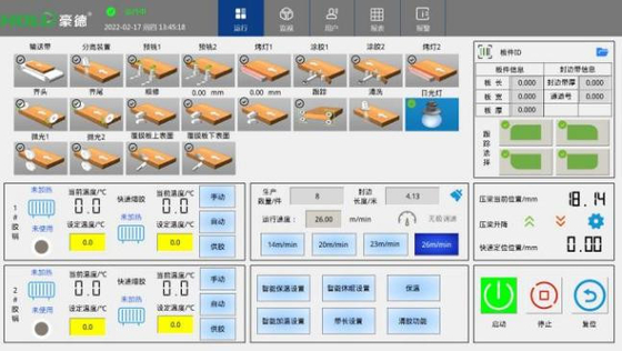 Heavy Duty Automatic High Speed Edge Banding Machine (mesin banding tepi kecepatan tinggi)